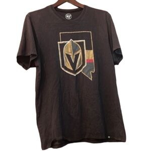 LAS VEGAS GOLDEN KNIGHTS NHL 47’ HOCKEY T SHIRT Sz  L Gray Stanley Cup Champions